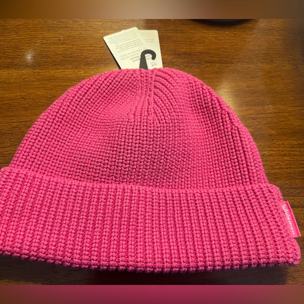 Lululemon Close-Fit Cotton-Blend Ribbed Beanie in Sonic Pink